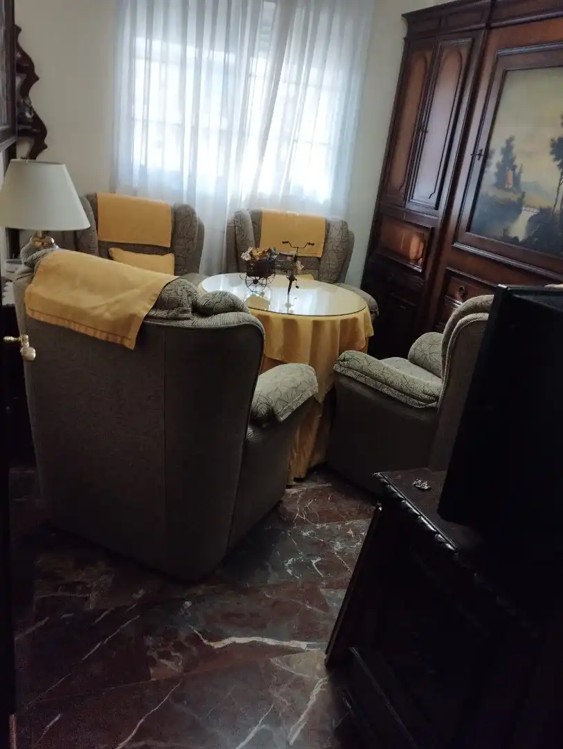 Sala d'estar de Casa o xalet en venda en Badajoz amb Aire condicionat, Calefacció i Parquet