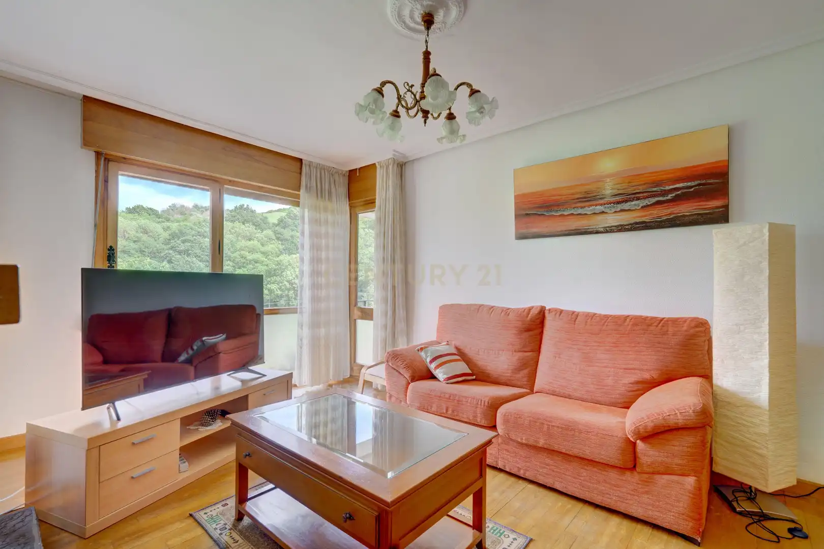 Living room of Flat for sale in Oiz  with Private garden and Storage room