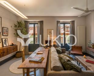 Sala d'estar de Apartament de lloguer en  Madrid Capital amb Aire condicionat