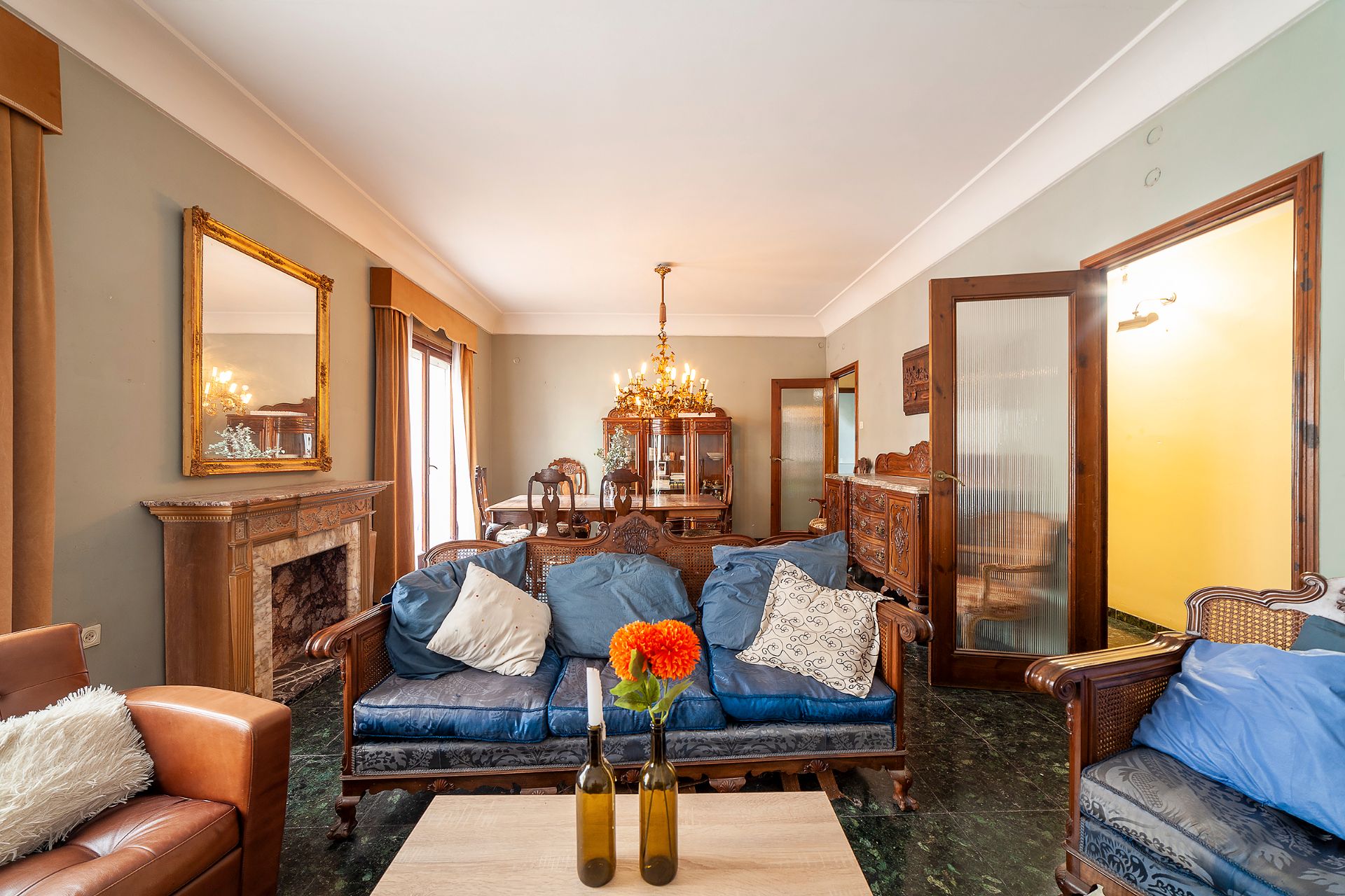Living room of Flat for sale in  Valencia Capital  with Balcony