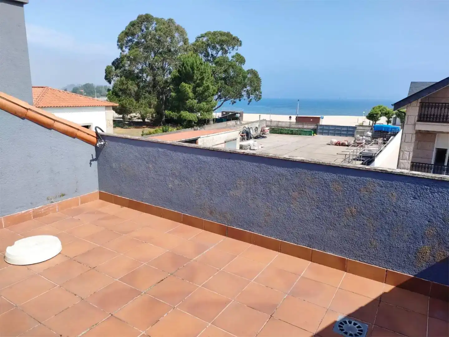 Terrassa de Casa adosada de lloguer en Baiona amb Jardí privat, Parquet i Traster
