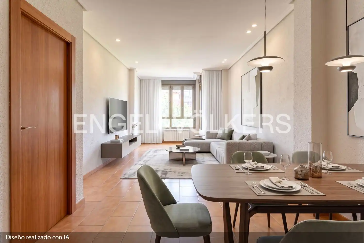 Sala de estar de Piso en venta en  Valencia Capital con Aire acondicionado y Calefacción