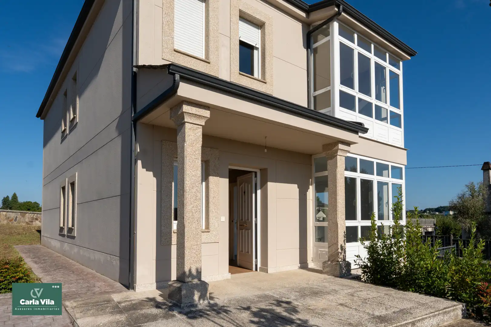 Exterior view of Houses for sale in Lugo  with Heating, Private garden and Parquet flooring