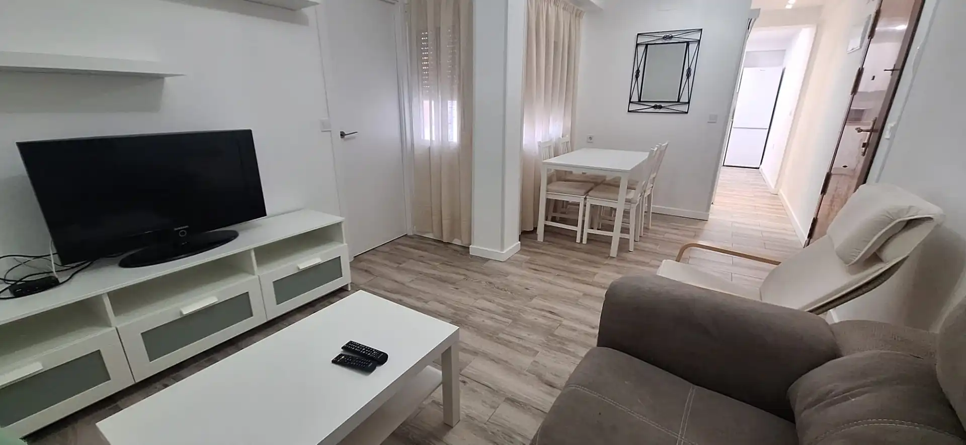 Living room of Flat for rent in Málaga  with Furnished, Oven and Washing machine