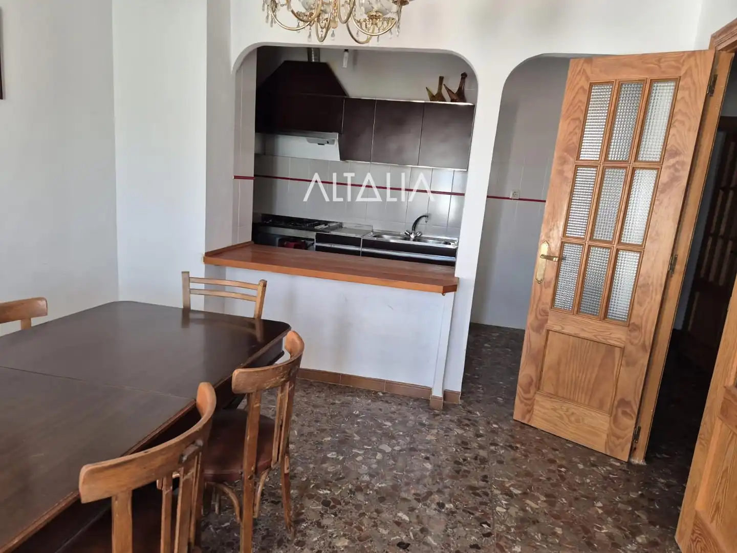 Kitchen of Flat for sale in Cervera del Llano  with Furnished