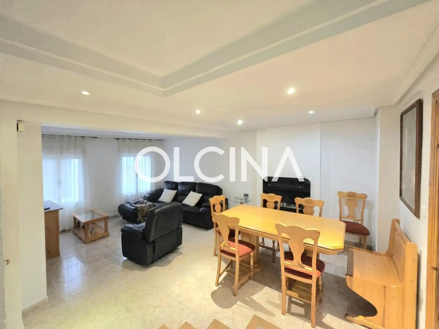 Sala d'estar de Casa o xalet en venda en Onil amb Aire condicionat, Calefacció i Terrassa