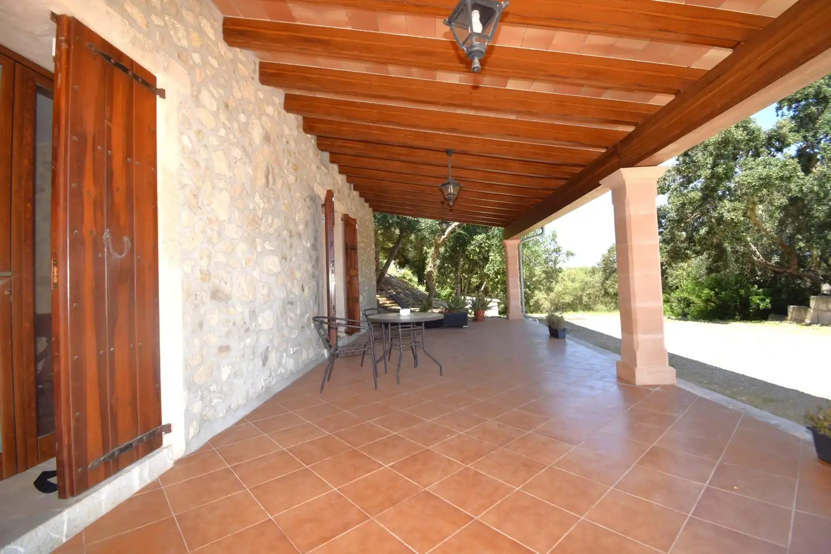 Terrace of Country homes for rent in Sineu  with Air Conditioner, Private garden and Terrace