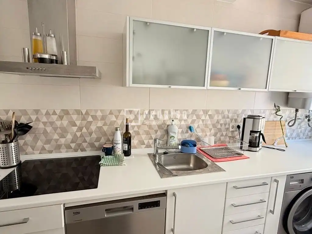 Küche von Wohnung zur Miete in Málaga mit Parkett, Terrasse und Möbliert