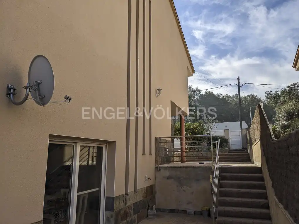 Exterior view of Detached homes for sale in Canyelles  with Heating, Private garden and Terrace