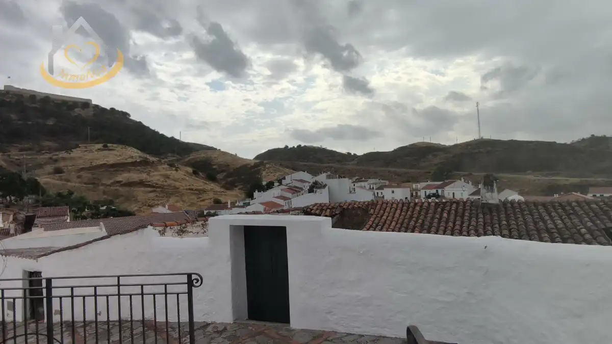 Vista exterior de Casa o xalet en venda en Sanlúcar de Guadiana amb Jardí privat, Terrassa i Moblat