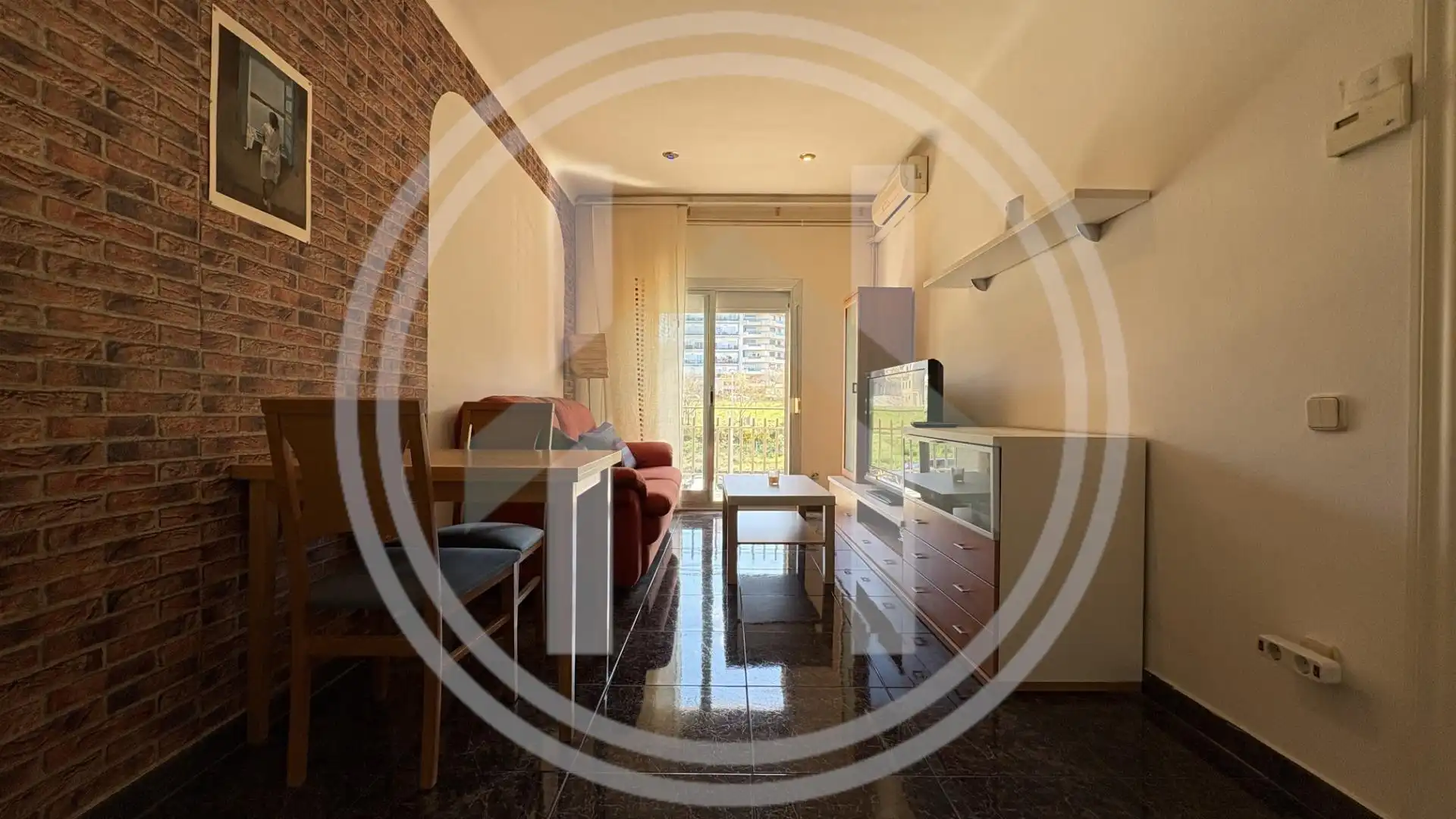 Wohnzimmer von Wohnung zum Verkauf in Granollers mit Klimaanlage, Heizung und Balkon