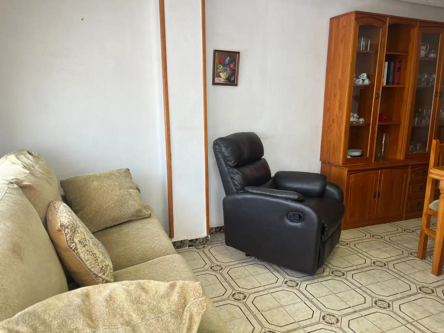 Sala de estar de Piso en venta en Sagunto / Sagunt con Amueblado, Horno y Lavadora