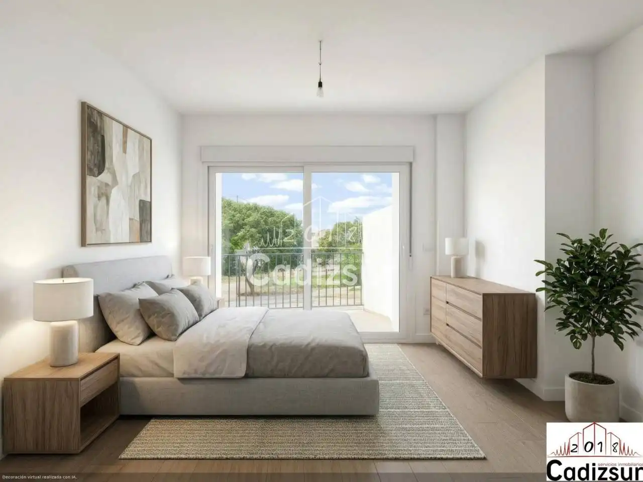 Habitación de Casa adosada en venta en Puerto Real con Aire acondicionado, Calefacción y Jardín privado