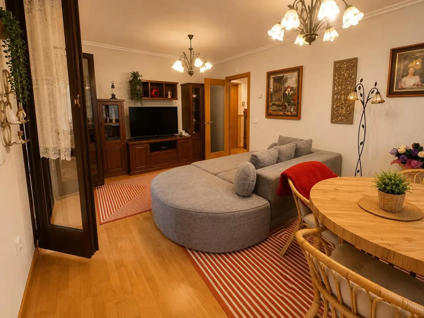 Sala d'estar de Pis en venda en Llanes amb Calefacció, Jardí privat i Terrassa