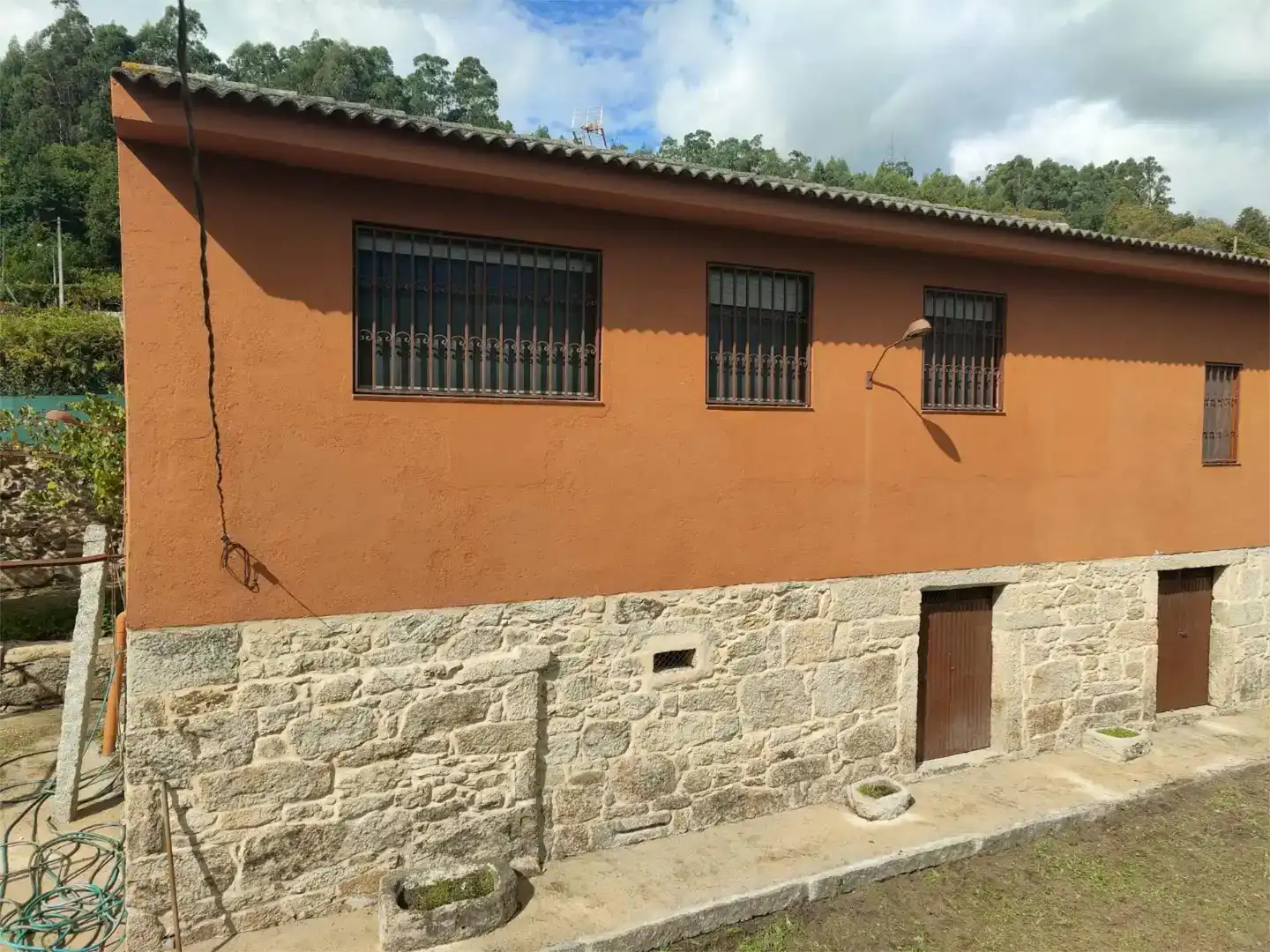 Vista exterior de Piso en venta en Arbo con Jardín privado y Amueblado