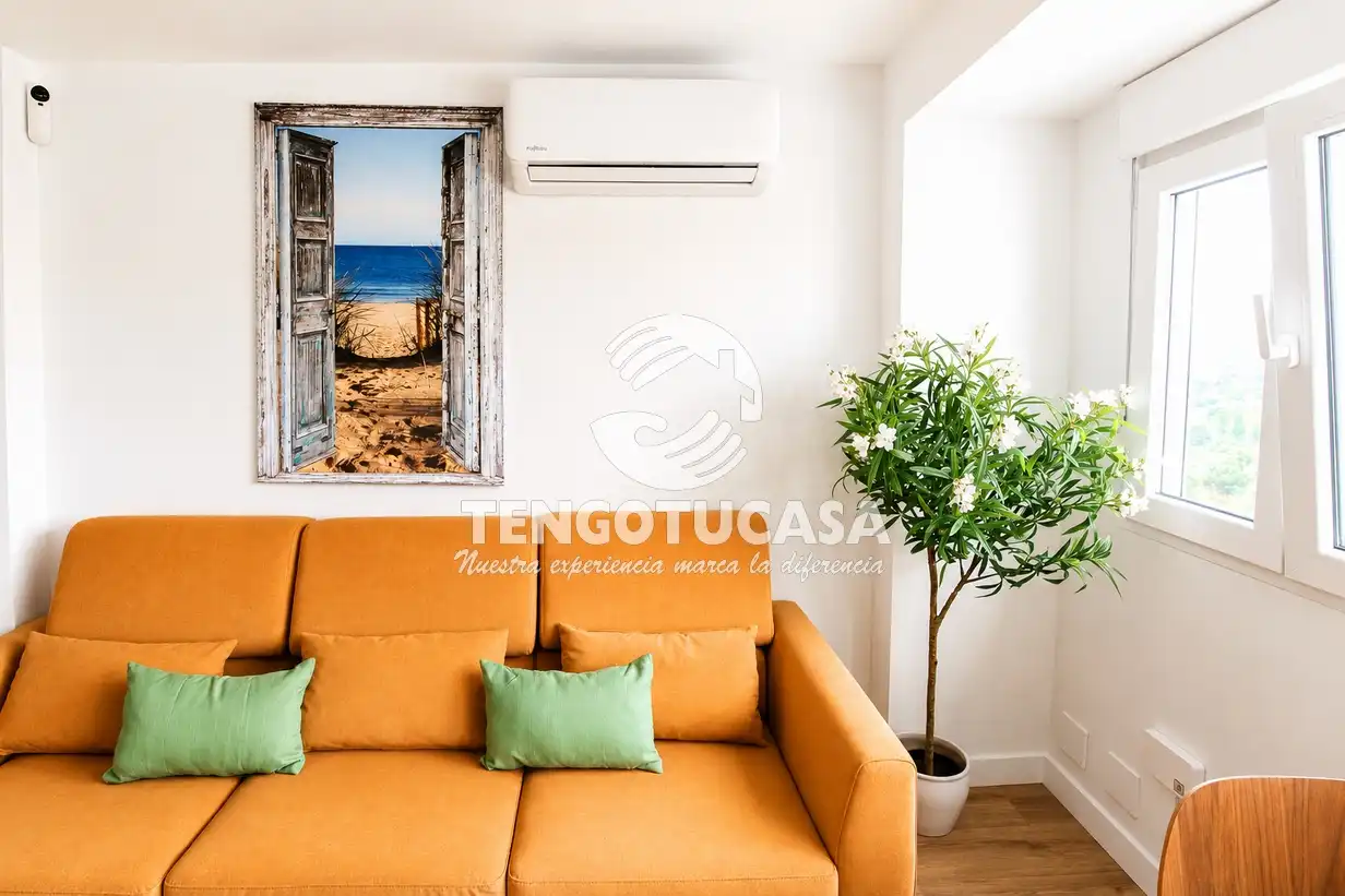 Wohnzimmer von Wohnung zum Verkauf in Madrid mit Klimaanlage, Heizung und Parkett
