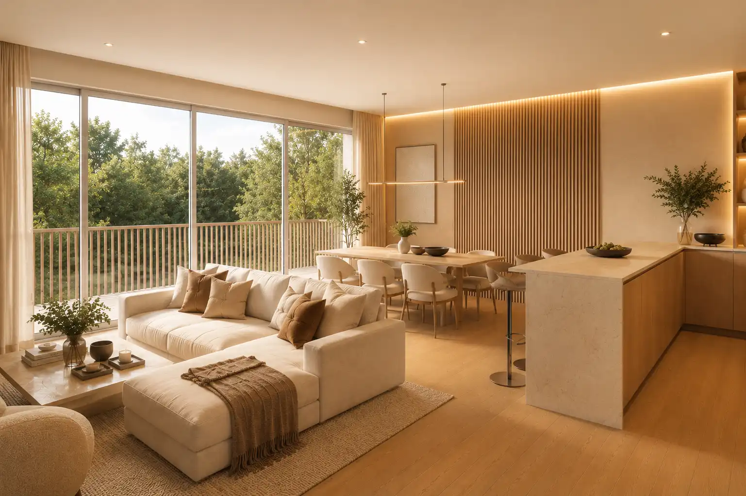 Sala de estar de Casa adosada en venta en Sant Iscle de Vallalta con Aire acondicionado, Calefacción y Jardín privado