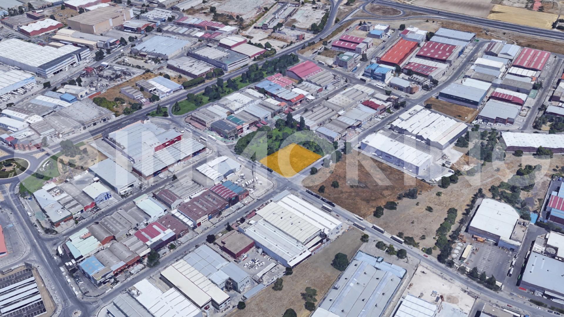Vista exterior de Terreny industrial en venda en Getafe