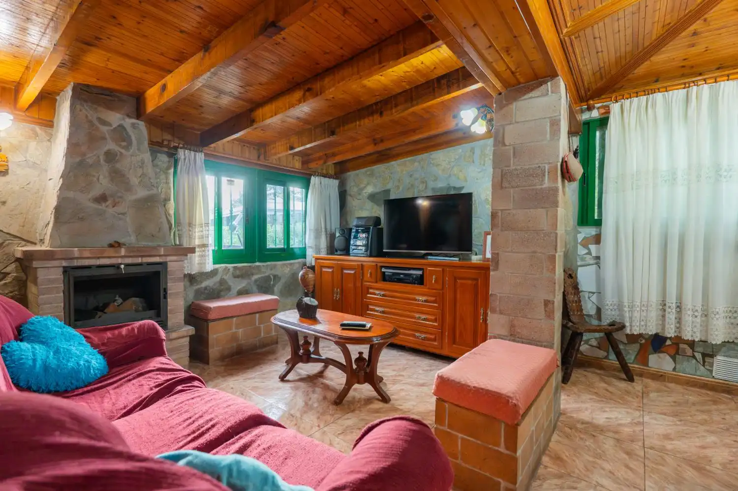 Sala d'estar de Finca rústica en venda en La Orotava amb Traster