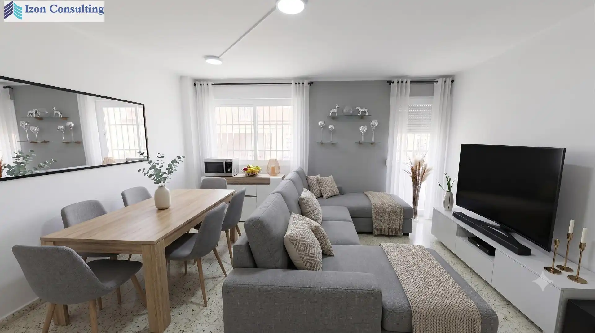 Sala de estar de Piso en venta en Albacete