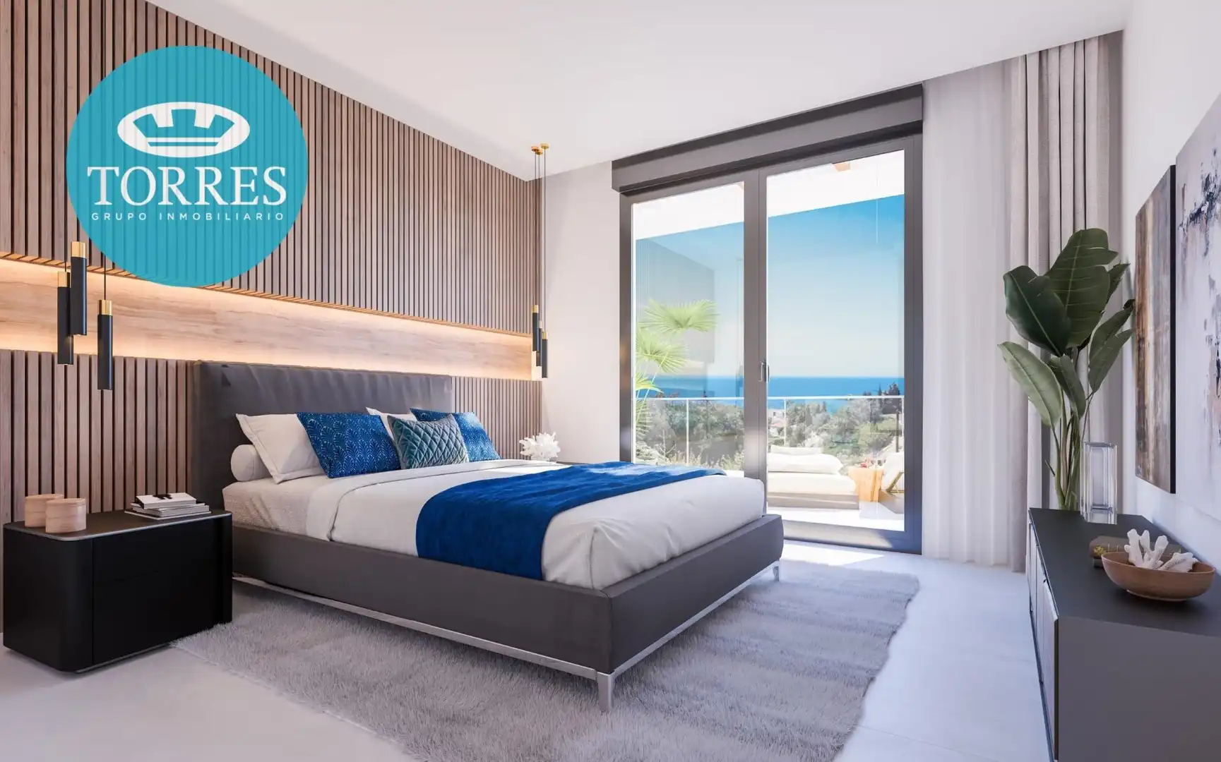 Bedroom of Flat for sale in Marbella  with Air Conditioner, Private garden and Terrace