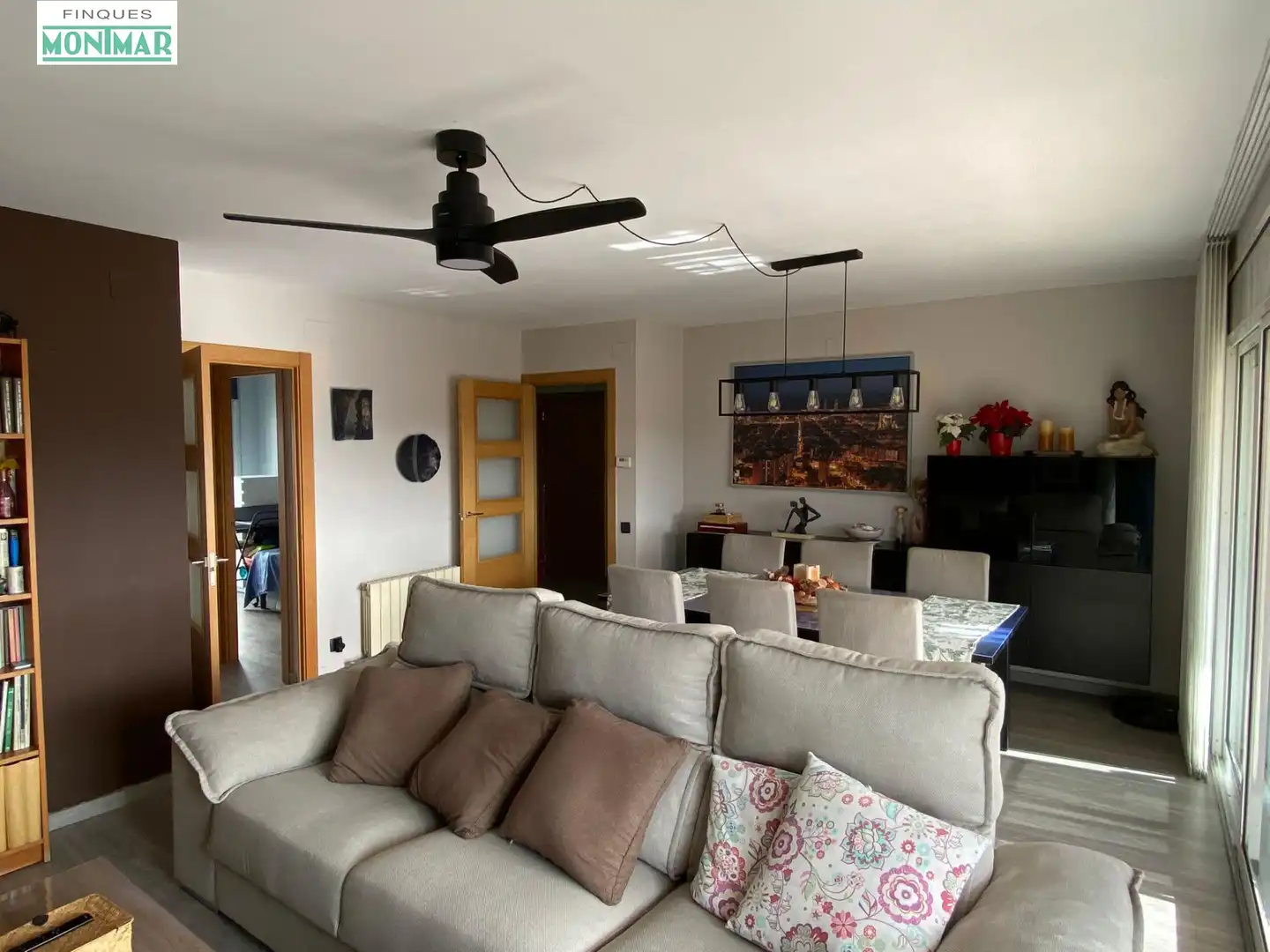 Living room of Attic for sale in Sant Pere de Ribes  with Heating, Private garden and Parquet flooring