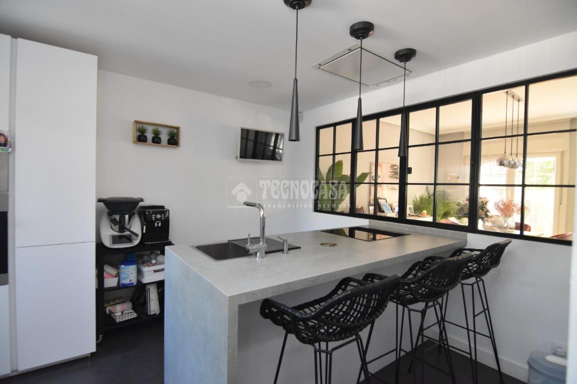 Kitchen of Single-family semi-detached for sale in Villaviciosa de Odón  with Air Conditioner, Private garden and Terrace