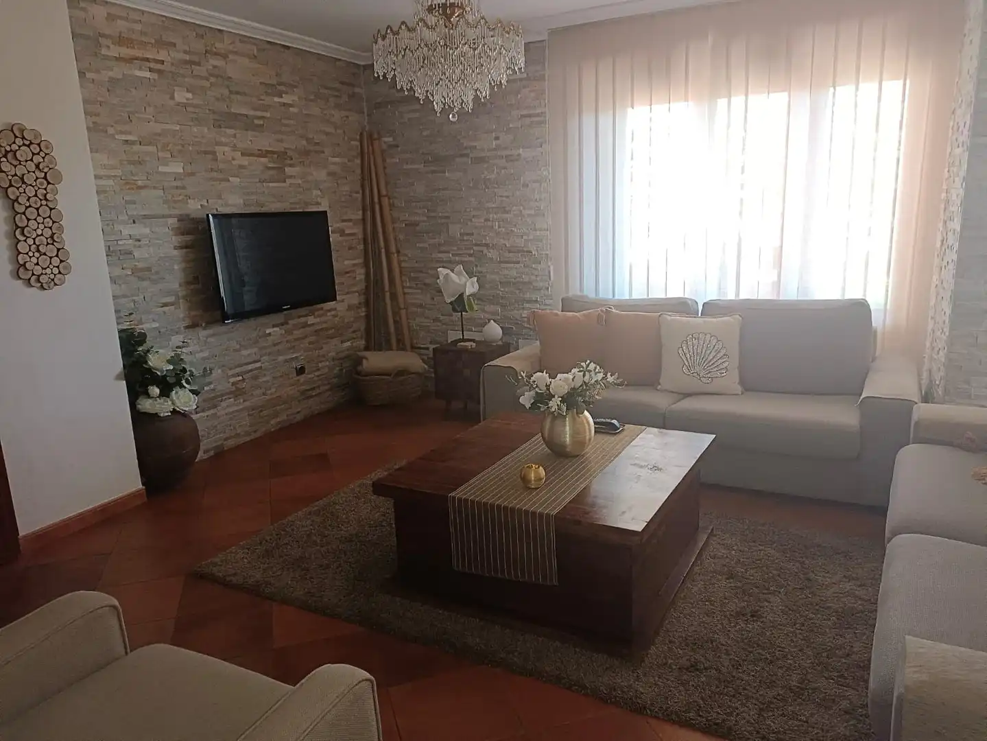 Living room of Detached homes for sale in Olmedo  with Heating, Private garden and Parquet flooring