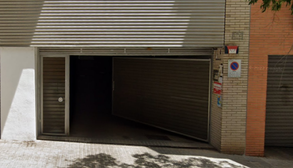 Vista exterior de Garatge en venda en Mataró