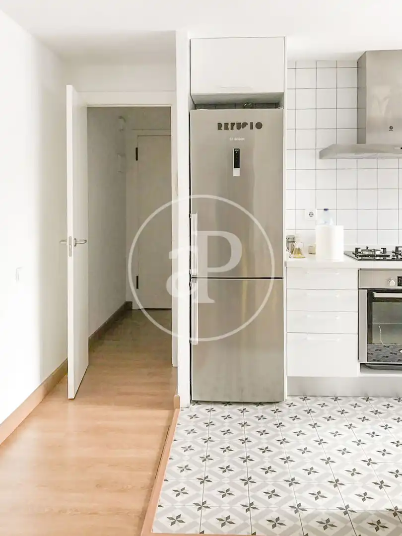 Küche von Wohnung zur Miete in Valencia mit Klimaanlage, Heizung und Möbliert