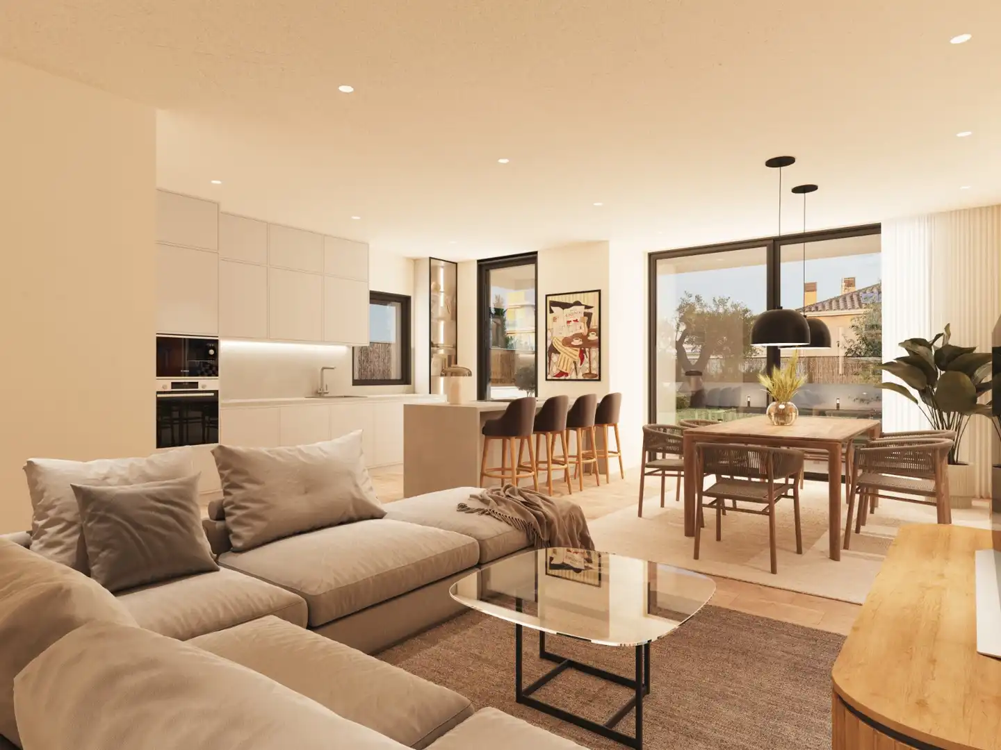 Living room of Detached homes for sale in Roda de Berà  with Air Conditioner, Heating and Private garden