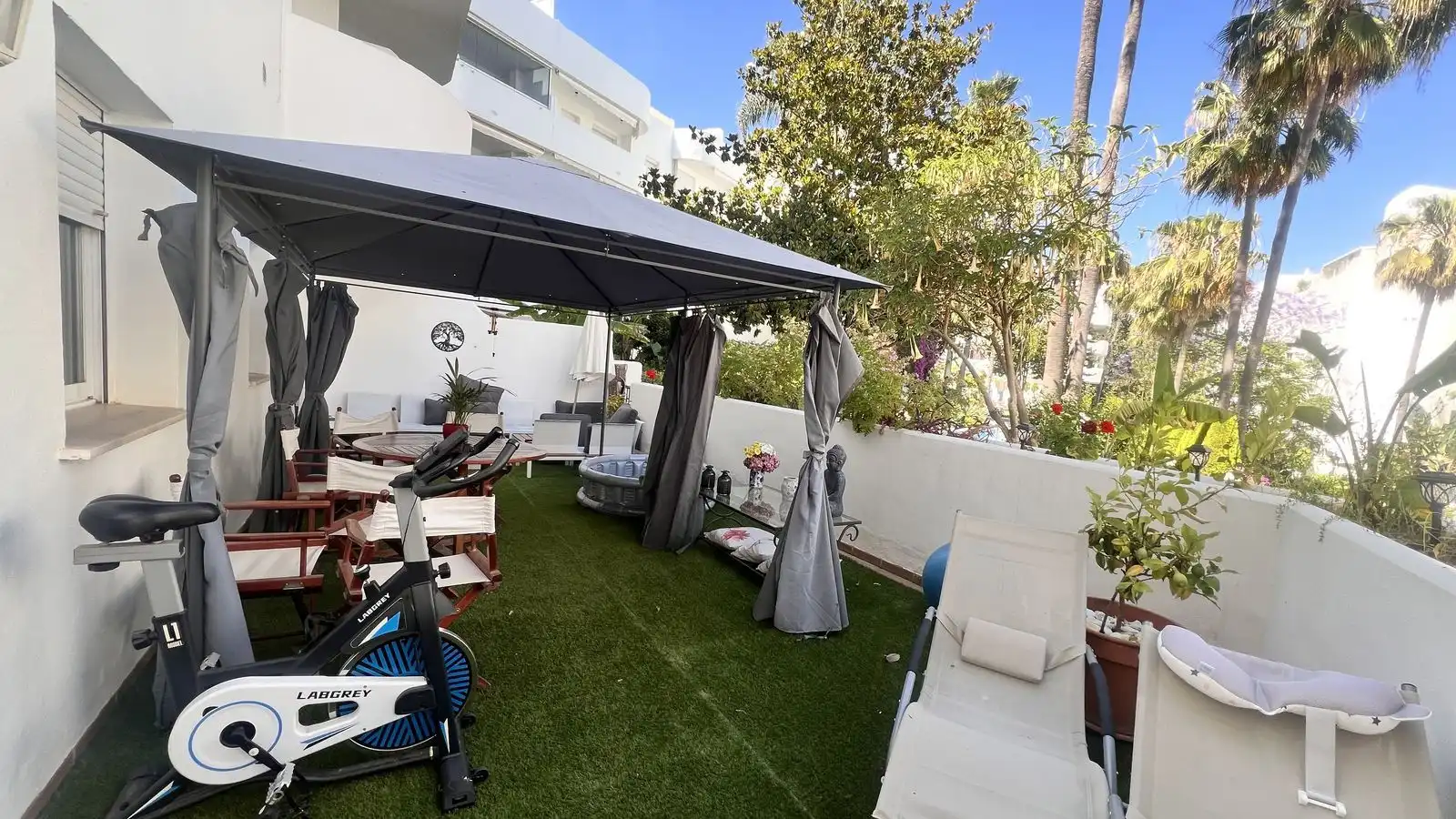 Terraza de Apartamento en venta en Marbella con Aire acondicionado, Terraza y Trastero