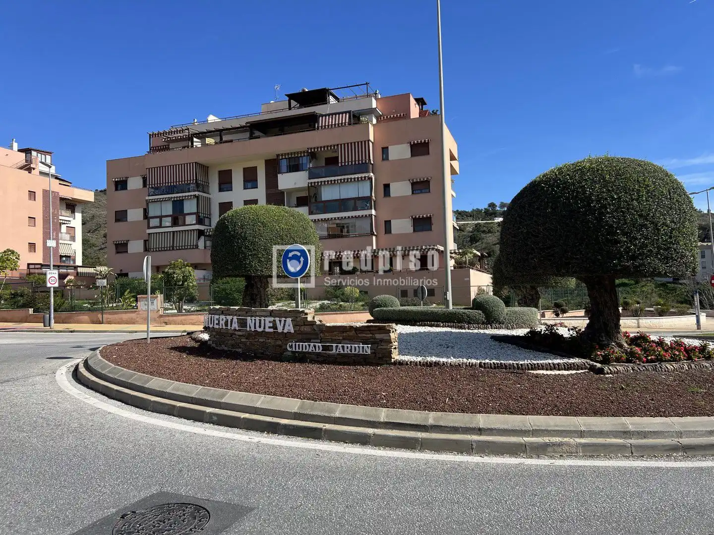 Vista exterior de Piso de alquiler en Málaga con Aire acondicionado, Calefacción y Jardín privado