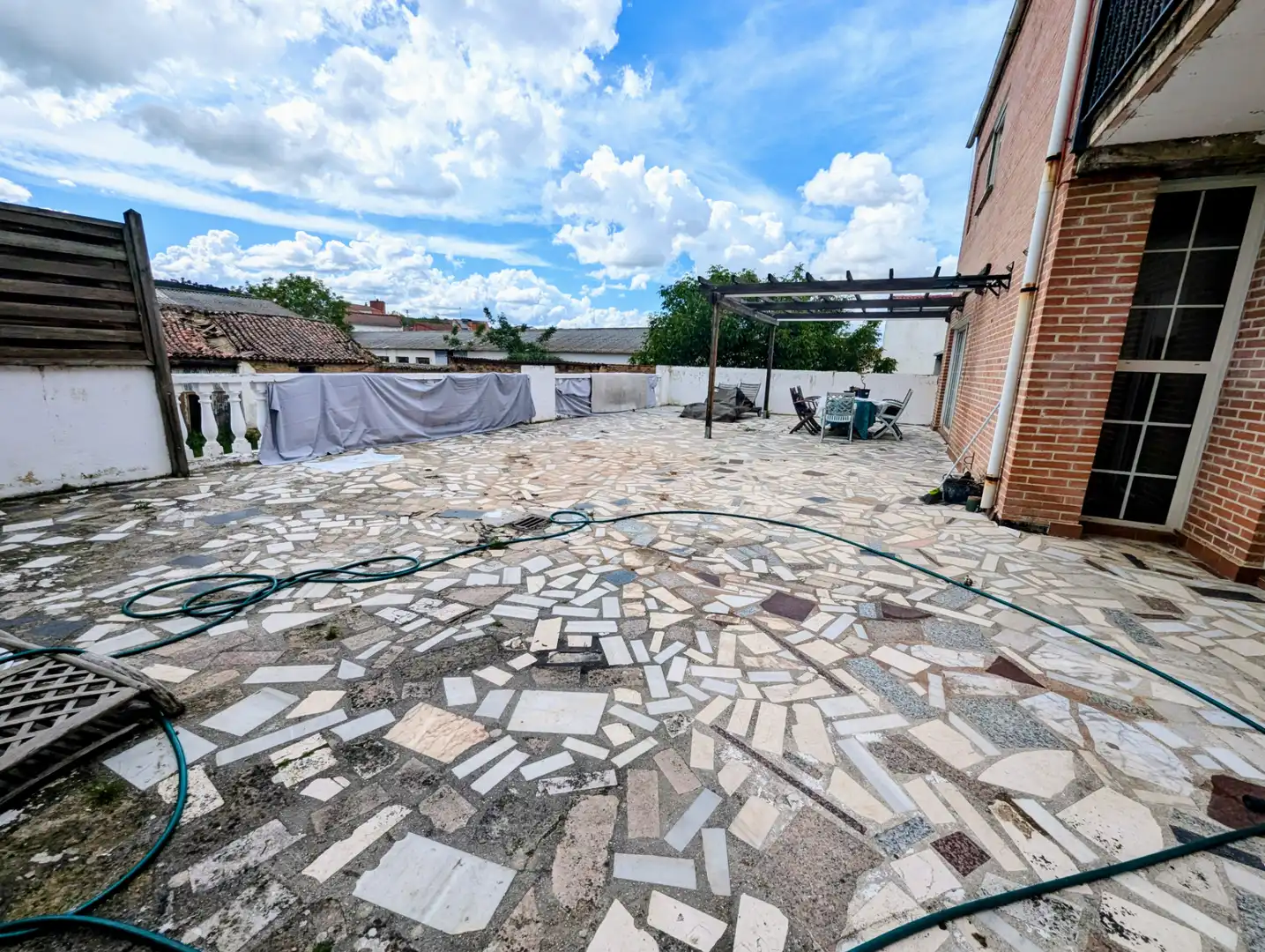 Terrace of Houses for sale in Villamuriel de Cerrato  with Heating, Furnished and Balcony