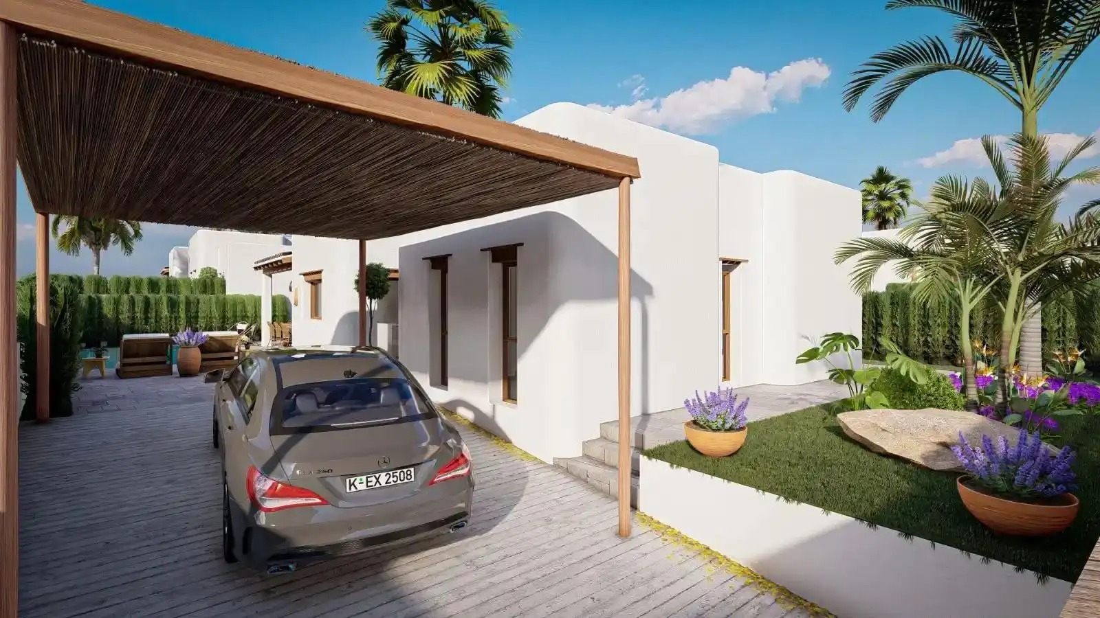 Vista exterior de Casa o chalet en venta en L'Alfàs del Pi con Aire acondicionado, Jardín privado y Terraza