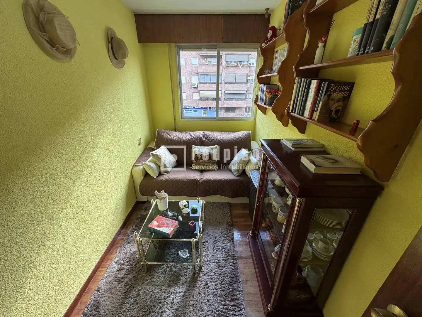 Sala de estar de Piso en venta en Madrid con Calefacción, Parquet y Terraza