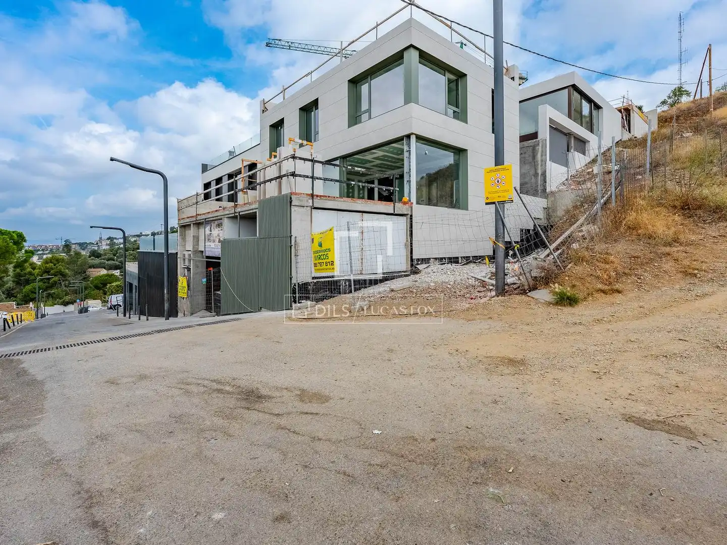 Vista exterior de Casa o chalet en venta en Esplugues de Llobregat con Aire acondicionado, Calefacción y Parquet