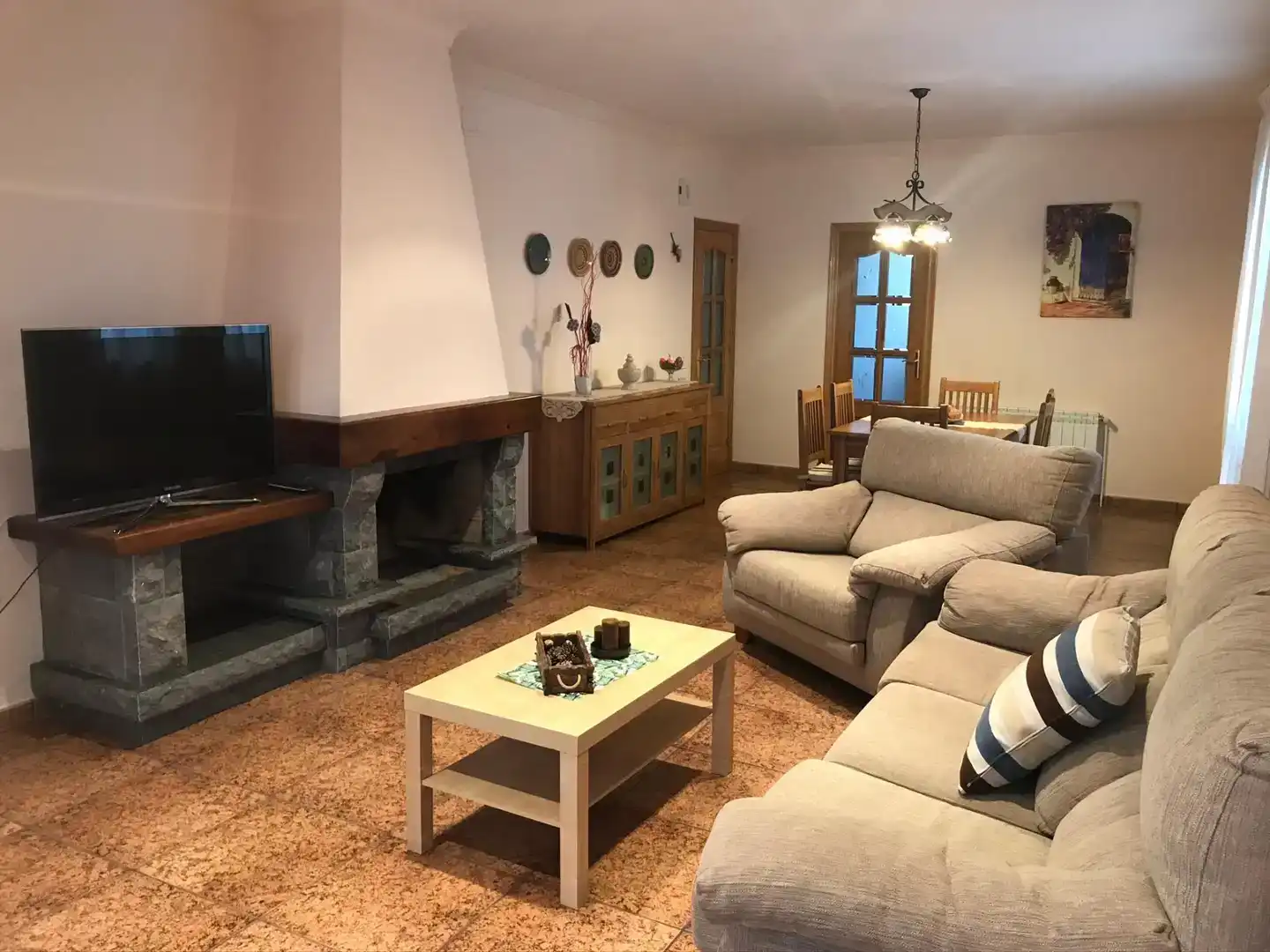 Sala d'estar de Casa o xalet en venda en Sant Llorenç Savall amb Balcó
