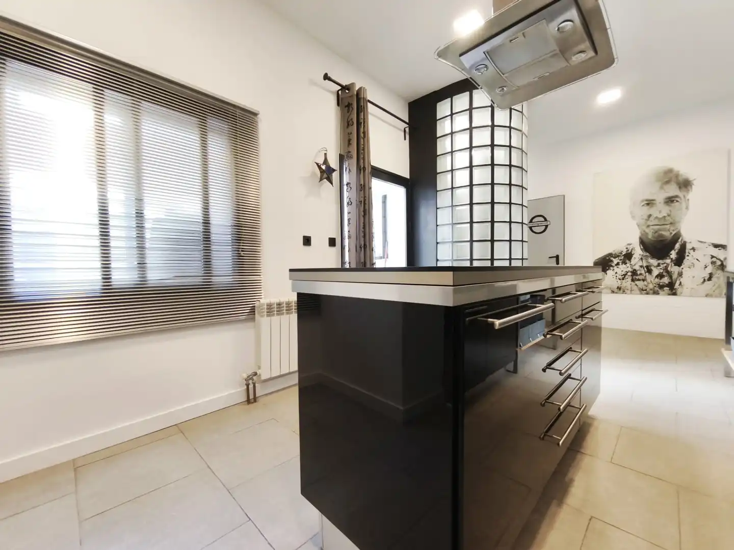Küche von Loft zur Miete in Madrid mit Klimaanlage, Heizung und Parkett