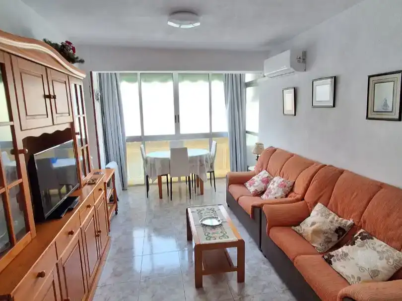 Wohnzimmer von Wohnung zur Miete in Alicante / Alacant mit Klimaanlage und Terrasse