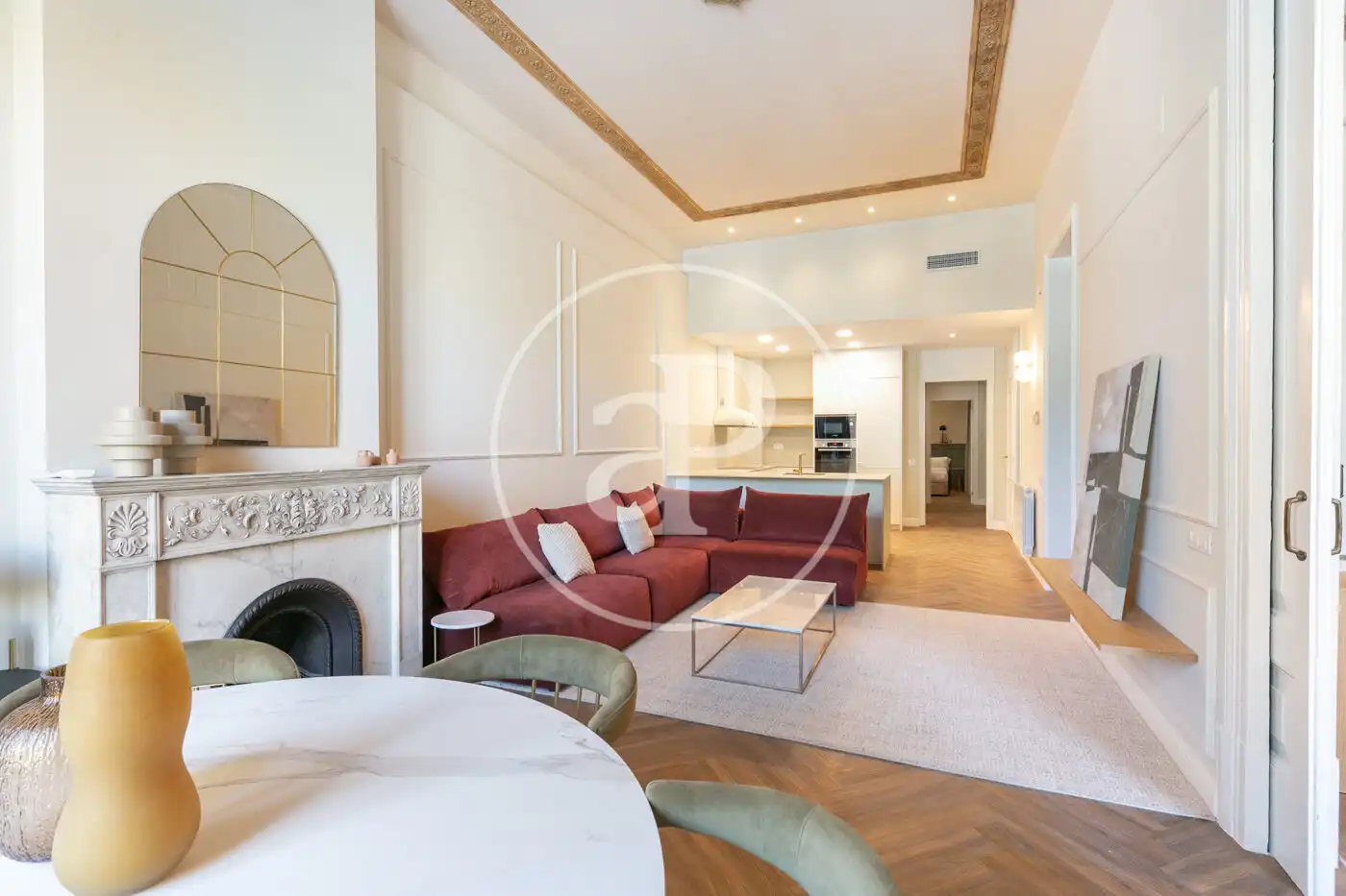 Living room of Flat for sale in Barcelona  with Air Conditioner, Heating and Private garden