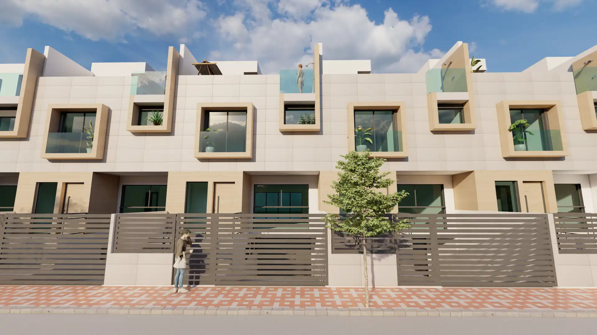 Vista exterior de Casa o xalet en venda en  Jaén Capital amb Aire condicionat, Calefacció i Terrassa