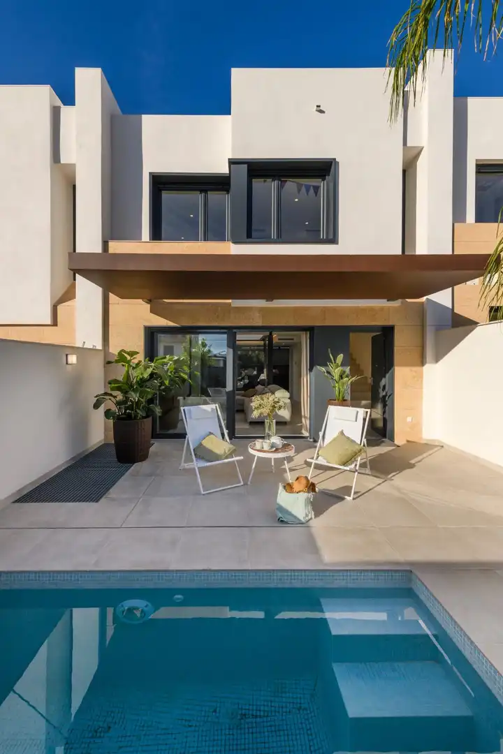 Terrassa de Casa o xalet en venda en Murcia amb Aire condicionat, Jardí privat i Terrassa