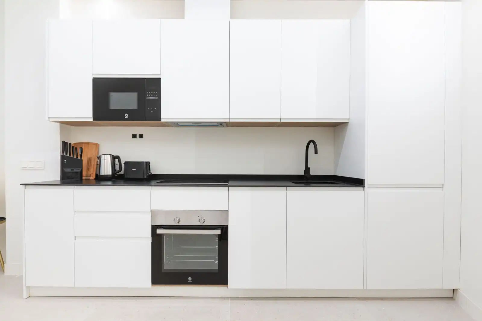 Küche von Wohnung zum Verkauf in Málaga mit Klimaanlage, Heizung und Möbliert
