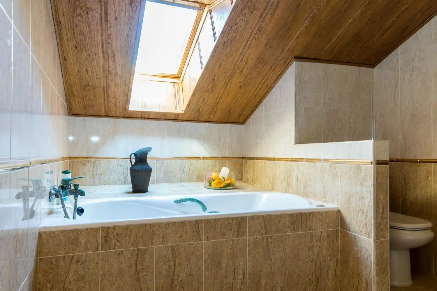 Baño de Ático en venta en Borja con Calefacción, Parquet y Terraza