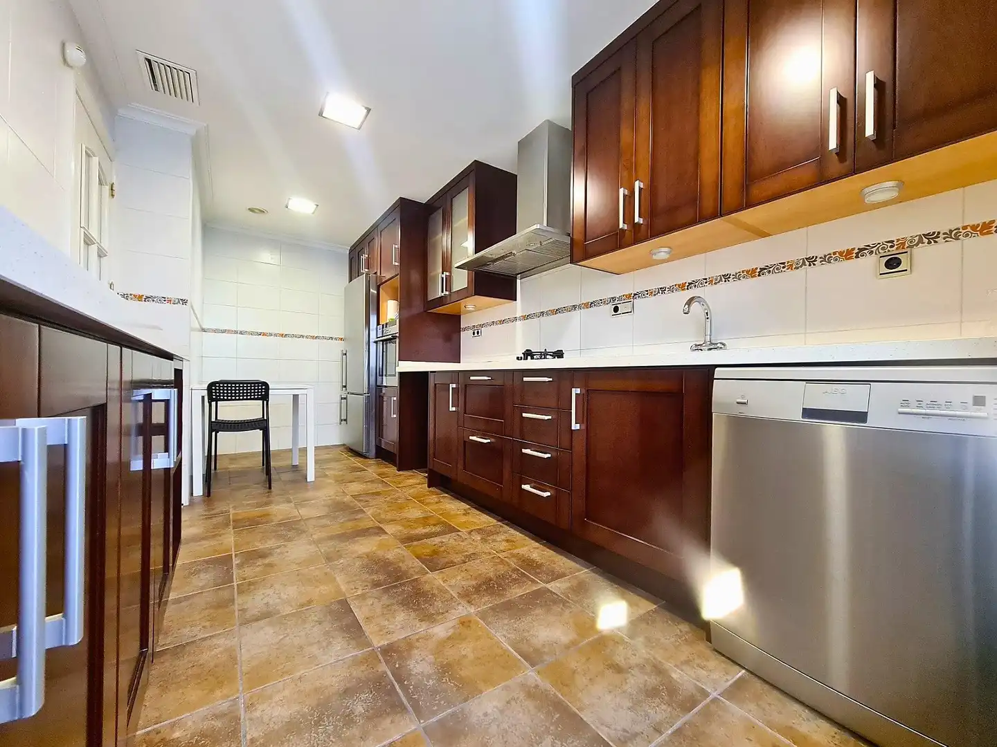 Cocina de Piso de alquiler en Elche / Elx con Aire acondicionado, Calefacción y Parquet
