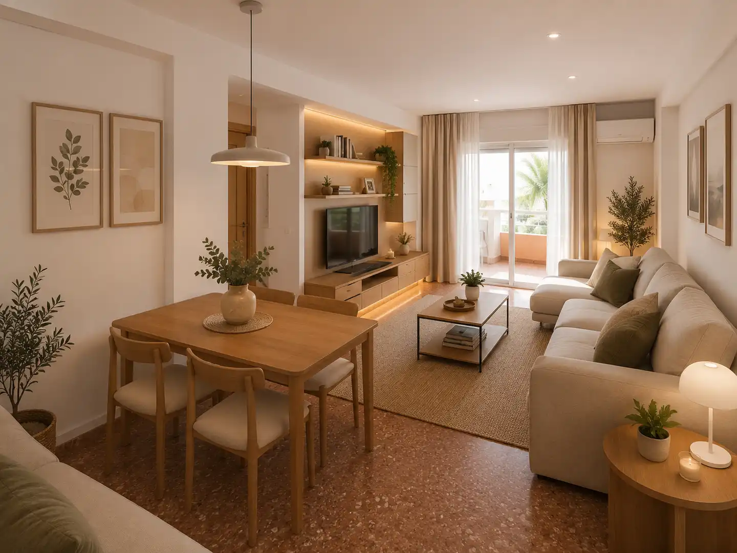 Sala d'estar de Pis en venda en Benidorm amb Aire condicionat, Moblat i Balcó