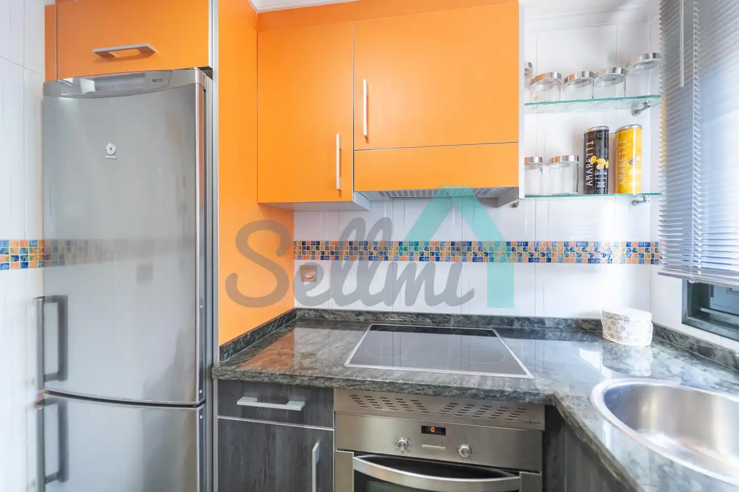 Kitchen of Flat for rent in Oviedo   with Heating, Parquet flooring and Terrace