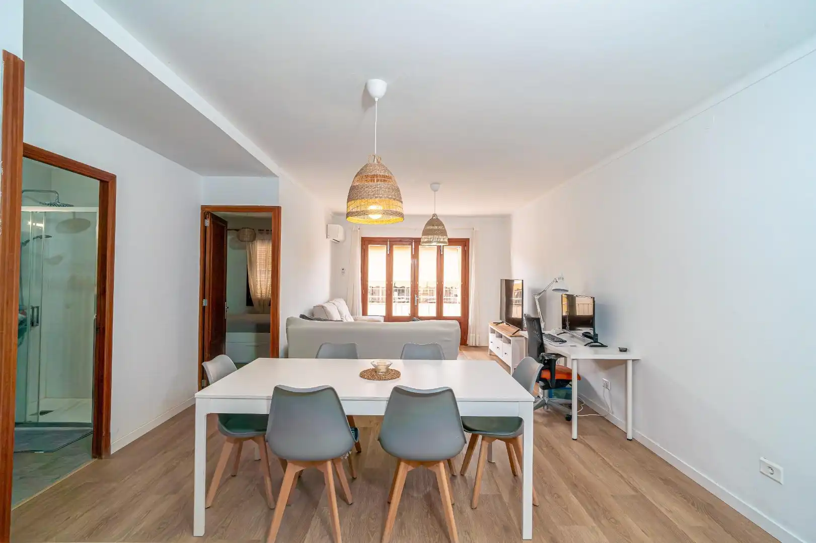 Menjador de Apartament en venda en Manacor amb Aire condicionat, Moblat i Balcó
