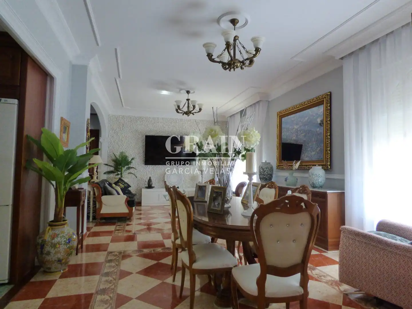 Dining room of Houses for sale in Albacete  with Air Conditioner, Heating and Private garden